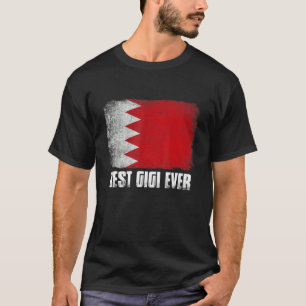 Womens Best Gigi Aldrig Bahrain Flagga Patriotic M T Shirt