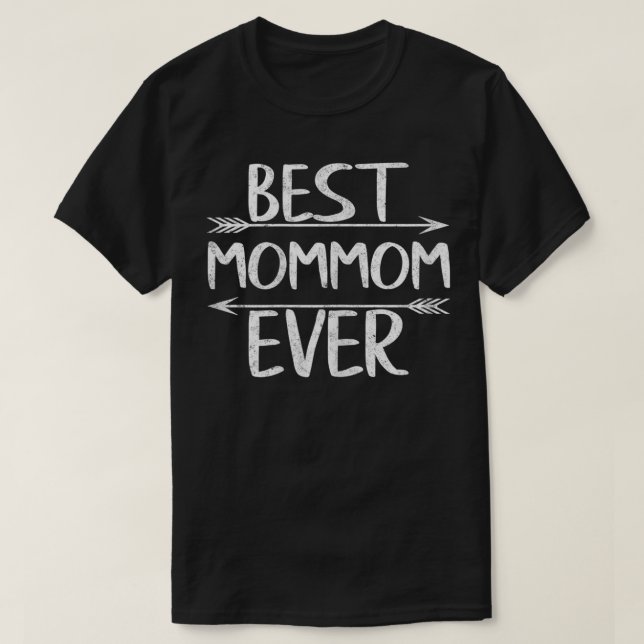 Womens Best Mommom någonsin funny Mors dag Gift C T Shirt (Design framsida)