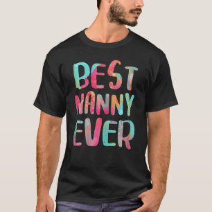 Womens Best Nanny Mors dag T Shirt