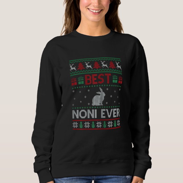Womens Best Noni Ever Group Matching Noni Christma T Shirt (Framsida)