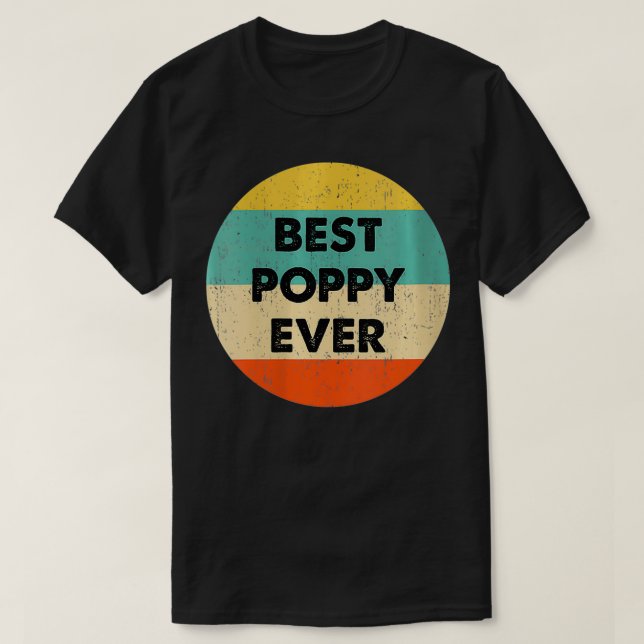 Womens Best Poppy nånsin VNeck T Shirt (Design framsida)