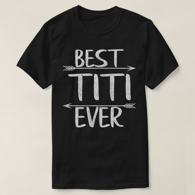 Womens Best Titi någonsin funny Mors dag Gift Chr T Shirt (Design framsida)