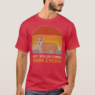 Womens Best Welsh Corgi Hund Mamma Allwalsh Corgi T Shirt