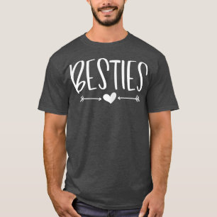 Womens Bestie Sisters Girls BFF Bäste vän Bestie T Shirt