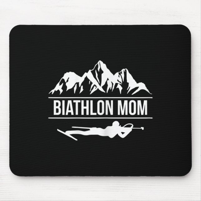 Womens Biathlon Mamma Biathlete Skiing Shoing Musmatta (Framsidan)