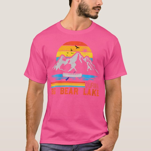Womens Big Bear Sjö California Souvenirs Hiking C T Shirt (Framsida)