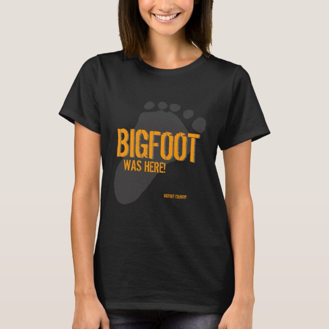 Womens Bigfoot T-Shirt (Framsida)