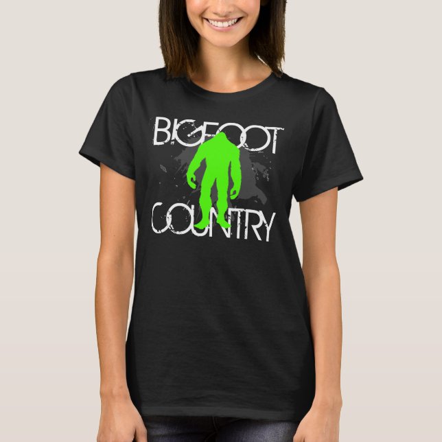 Womens Bigfoot T-Shirt (Framsida)