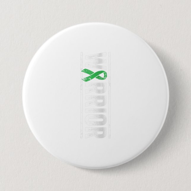 Womens Bile Duct Cancer Warrior Gallblåsa Awa Knapp (Framsida)