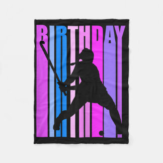 Womens Birthday Field Hockey Player Sports Girls T Fleecefilt