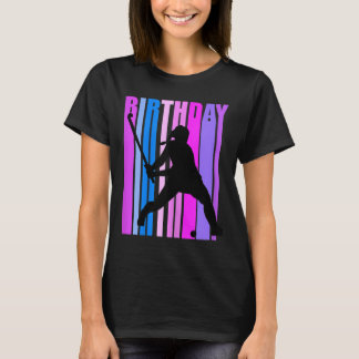 Womens Birthday Field Hockey Player Sports Girls T Shirt