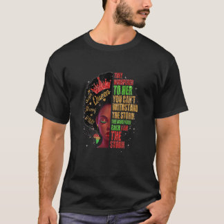 Womens Black History Month Afro Melanin Queen Afri T Shirt