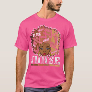 Womens Black Nurse RN Nursing Smart Black Pride Bl T Shirt