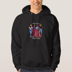 Womens Black Nurse Våg Queen Nurse Stil augusti Hoodie