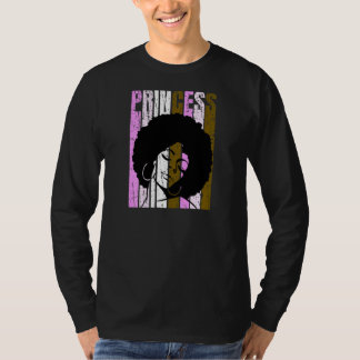 Womens Black Princess African American Proud Black T Shirt