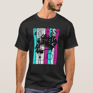Womens Black Princess African American Woman Black T Shirt