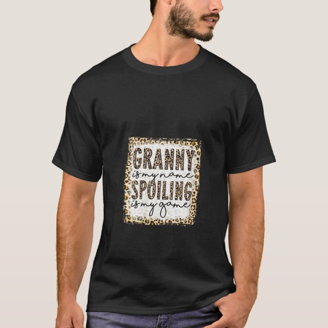 Womens Bleached Granny Is My Name Spoiling Is My G T Shirt (Framsida)