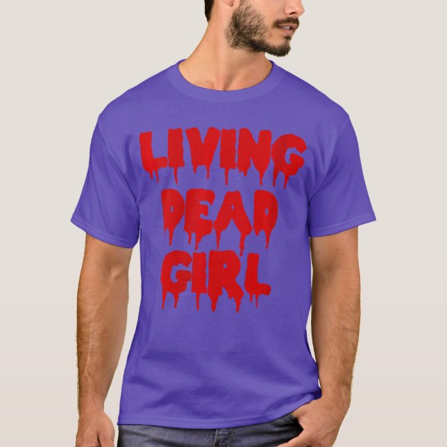 Womens Blood Halloween Zombie Movie Living Dead Gi T Shirt (Framsida)