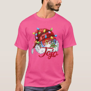Womens Blsed Jojo Santa Hat Julafton Light77 T Shirt