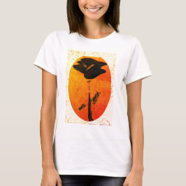 Womens Blue Ro Basic T-Shirt