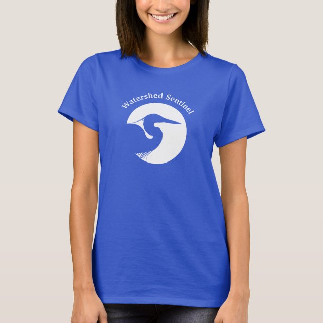 Women's blue t-shirt  (Framsida)