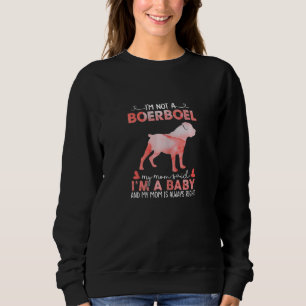 Womens Boerboel Mamma Said Baby Boerboel Hund Chri T Shirt