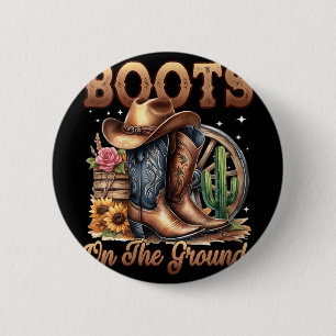 Womens Boot Cowboy Western Cowgirl Linedance V-nec Knapp