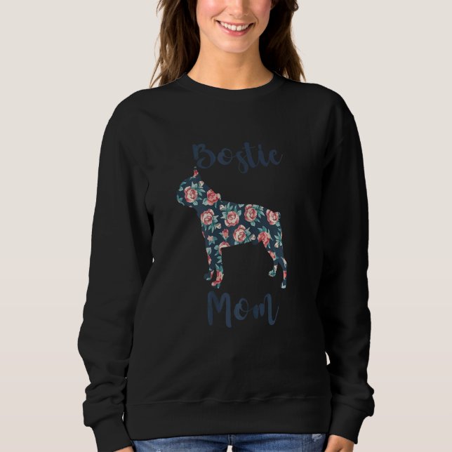 Womens Boston Terrier för Bostie Mamma Hund Mamma T Shirt (Framsida)