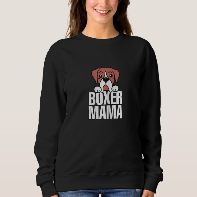 Womens Boxer Mamma Mamma T Shirt (Framsida)
