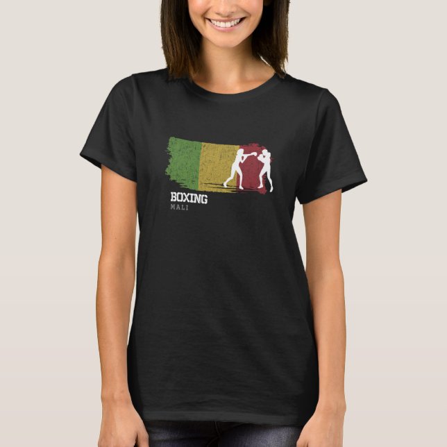 Womens Boxing Mali Combat Sports Fighter Boxing  1 T Shirt (Framsida)