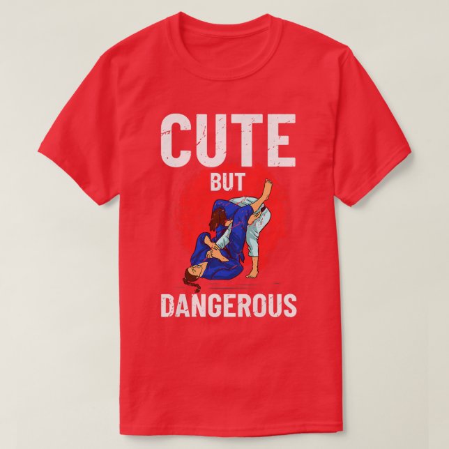 Womens Brazilian Jiu Jitsu Beginner Fighter BJJ Tr T Shirt (Design framsida)