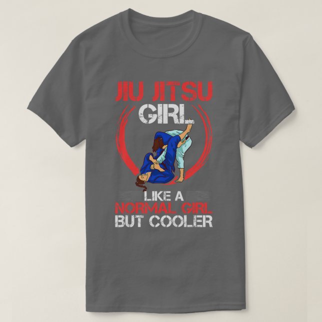 Womens Brazilian Jiu Jitsu Beginner Fighter BJJ Tr T Shirt (Design framsida)