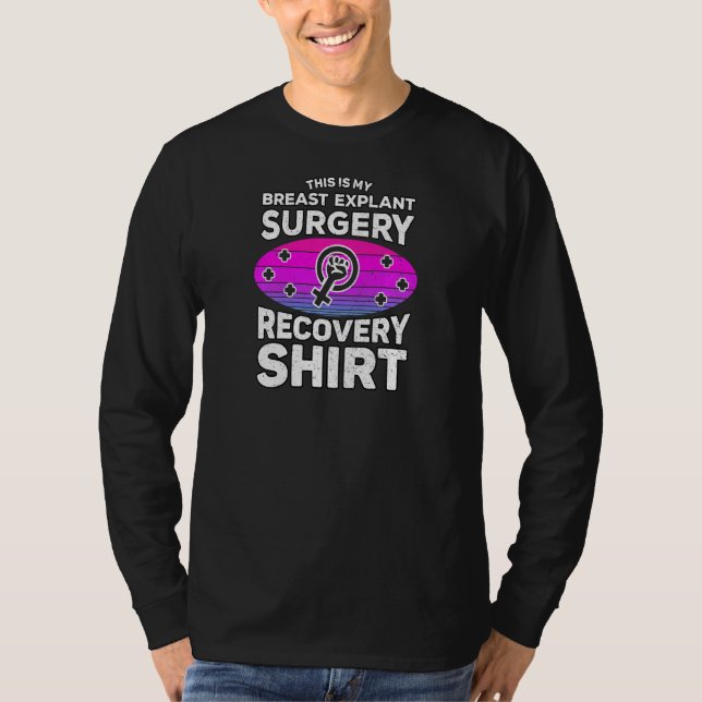 Womens Breast Implant Removal Explant Surgery Brea T Shirt (Framsida)