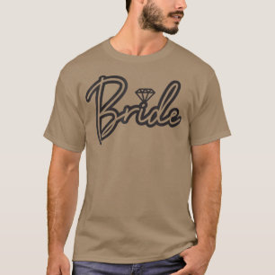 Womens Bride 2022 Möhippa Bröllop Matching Groom L T Shirt