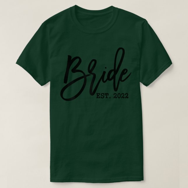 Womens Bride 2022 T Shirt (Design framsida)