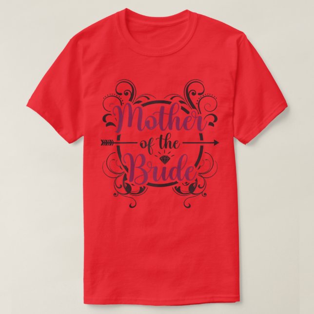 Womens Bride Budens mamma1357 T Shirt (Design framsida)
