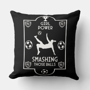 Womens British Soccer Kudde