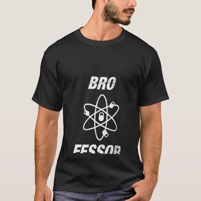 Womens Brofessor Kettlebell Kor Training Bodybui T Shirt (Framsida)