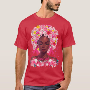 Womens Bröstcancer överlevande Rosie Riveter Rosa T Shirt