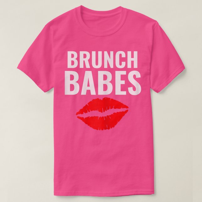 Womens Brunch BabesFunny Söndag Brunch Outfit Brun T Shirt (Design framsida)