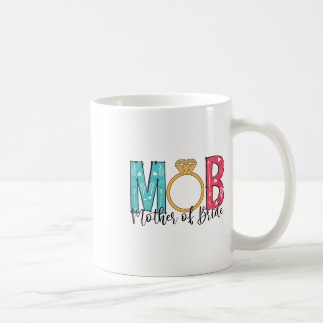 Womens Budens mamma Mobster Mog Bachelorette Pa Kaffemugg (Höger)