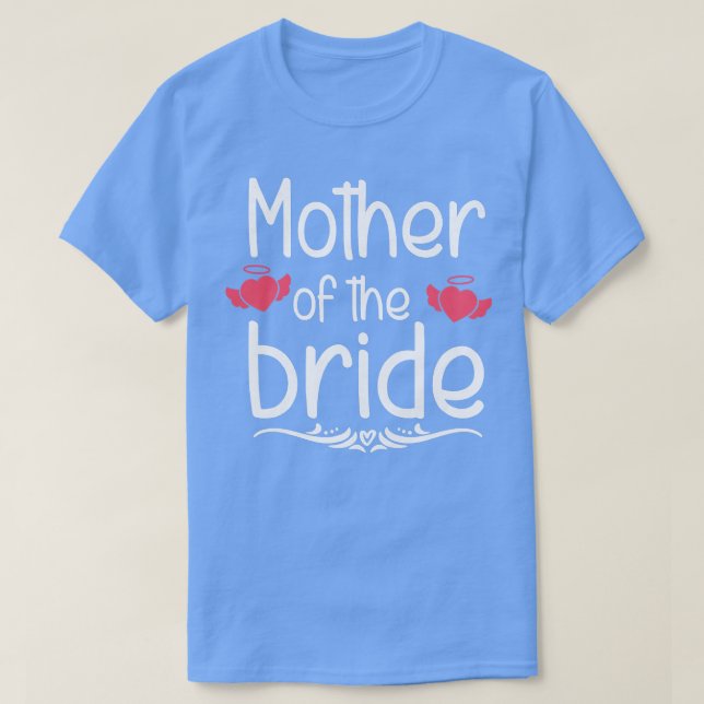 Womens Budens mamma Möhippa Bröllop Just Mar T Shirt (Design framsida)
