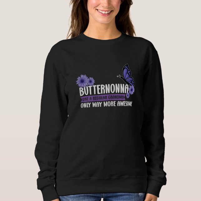 Womens Butternonna like a Grandma only Nonna T Shirt (Framsida)