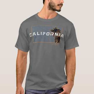 Womens California Summer Surfa Beach Vintage Sunse T Shirt