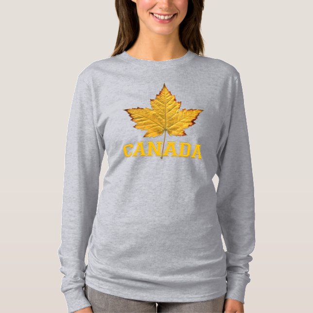Women's Canada Shirt Team Canada Souvenir Shirts T-shirt (Framsida)