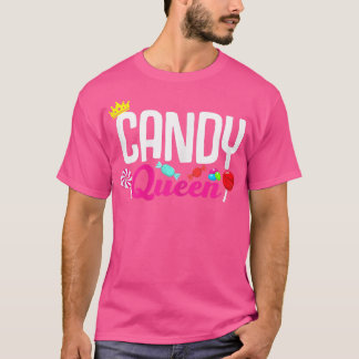 Womens Candy Queen Lollipop Candy Lover For Boys G T Shirt