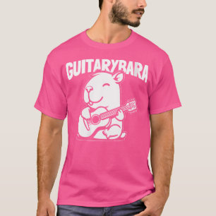 Womens Capybara Guitarist - Instrument Guitar Acou T Shirt