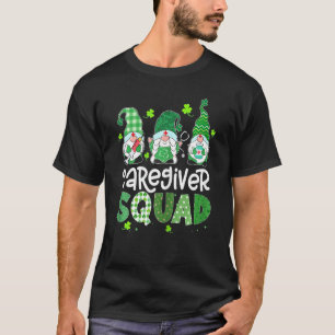 Womens Caregiver Squad Gnomies St patricks day Nur T Shirt