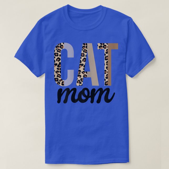 Womens Cat Mamma presenterar ett fult skal Mamma M T Shirt (Design framsida)