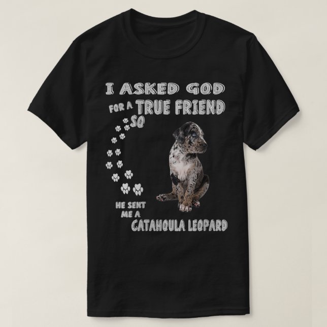 Womens Catahoula Cur Pappa Mamma, CLD Costume, Cat T Shirt (Design framsida)